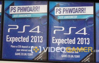 GAME attend la PS4 pour 2013 en Europe