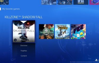 Des premières images de la nouvelle interface de la PS4