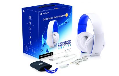 La version blanche du casque sans fil PlayStation 3/4/Vita sous toutes ses coutures