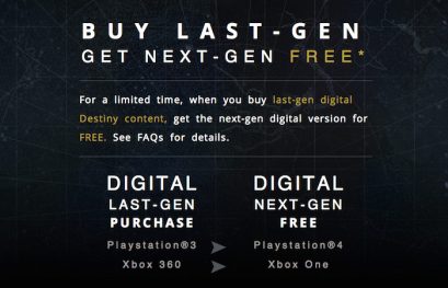 Destiny gratuit sur PS4 si vous possédez la version PS3