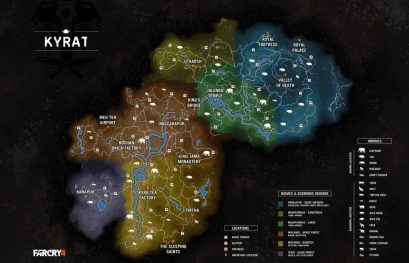 Far Cry 4 : La carte de Kyrat dévoilée