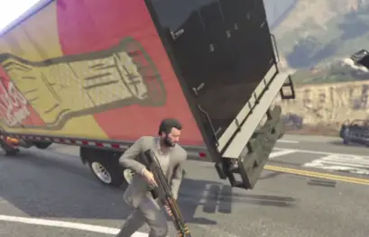 GTA 5 en slow motion dans une vidéo décalée