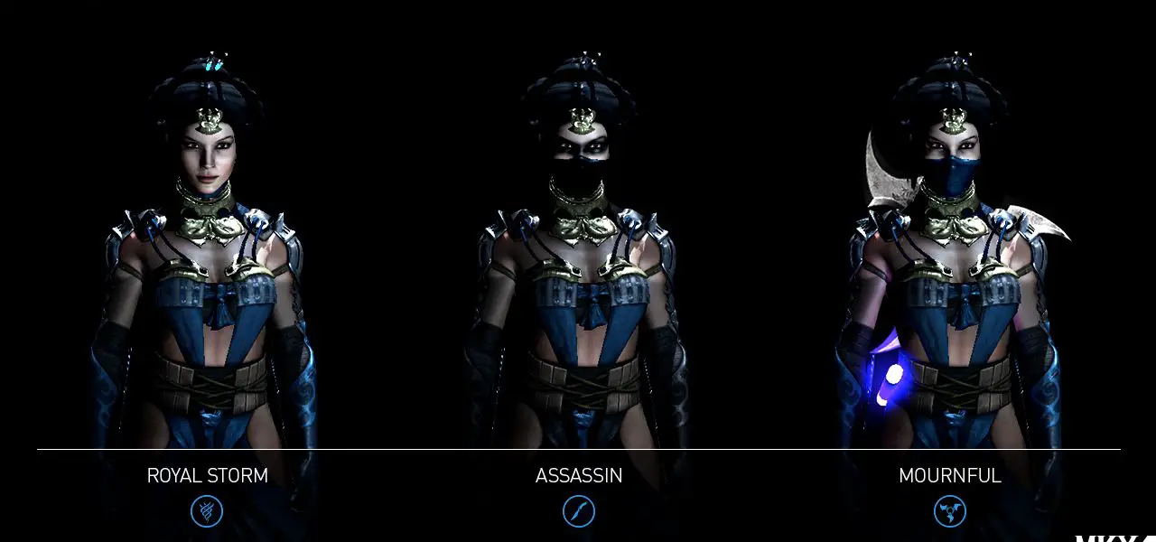 Mortal Kombat X : les variations de Kitana en vidéo