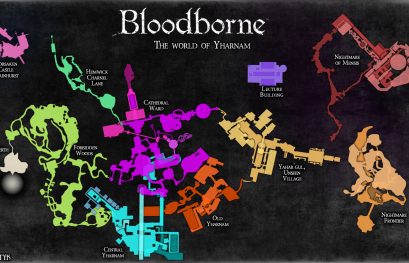 Un joueur reproduit la carte complète de Bloodborne !