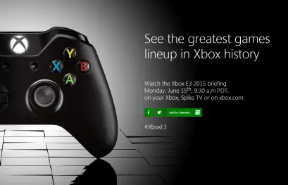 Xbox nous met l'eau à la bouche pour l'E3 2015