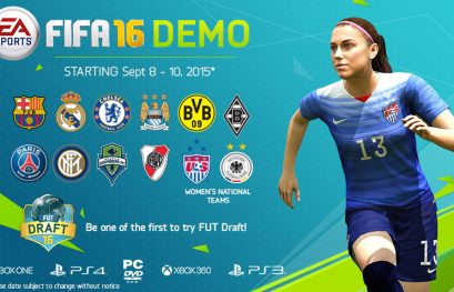 FIFA 16 : Date de sortie et contenu de la démo