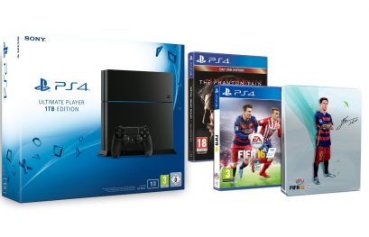 Promotion : PS4 1To + FIFA 16 + MGSV à 399€