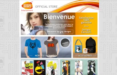 Bandai Namco Europe lance sa boutique en ligne