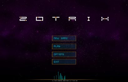 Le shoot'em up Zotrix arrive sur PS4