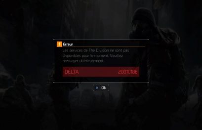 Les serveurs de The Division en maintenance toute la matinée