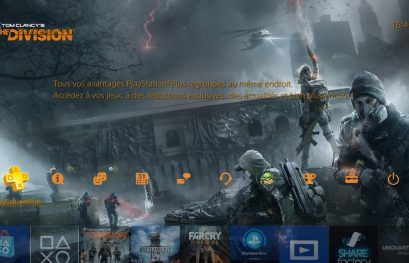 Un thème PS4 gratuit de The Division pour les abonnés PS+