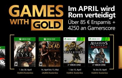 Games with Gold : les jeux de avril 2017 fuitent