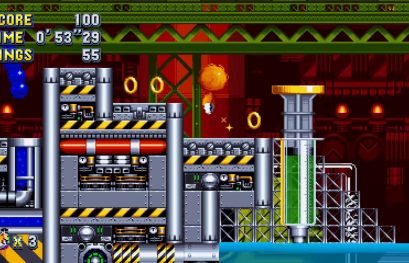 Sonic Mania : Du gameplay pour l'éternelle Chemical Plant Zone