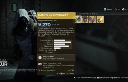 Destiny 2 - Xur : Emplacement et équipements du 22 au 24 septembre 2017