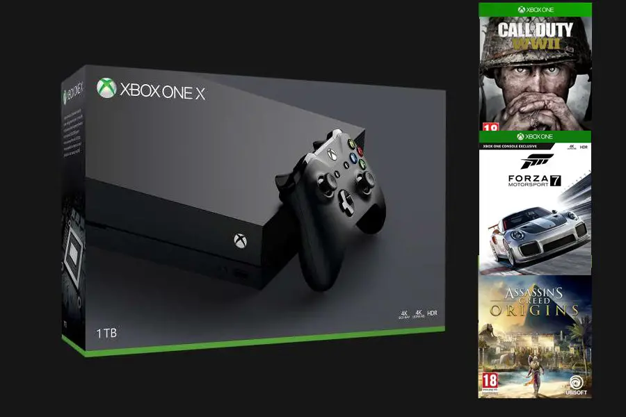 Bon Plan : Un jeu au choix offert avec la Xbox One X