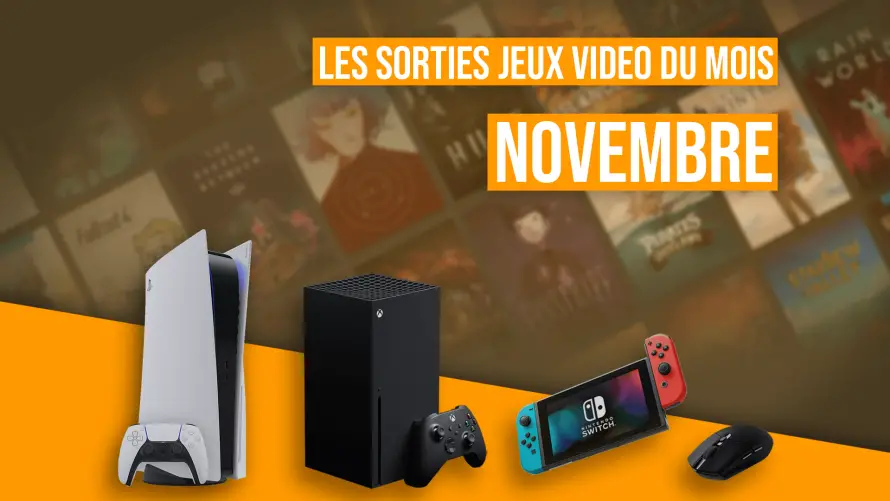 Le calendrier des sorties jeux vidéo du mois de novembre 2024