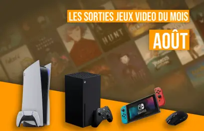 Le calendrier des sorties jeux vidéo du mois d'août 2024