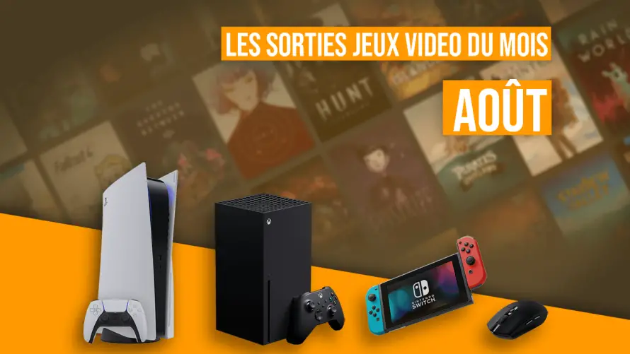 Le calendrier des sorties jeux vidéo du mois d’août 2024