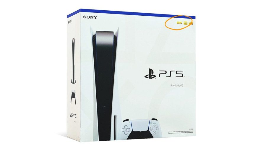 Sony a secrètement supprimé la mention 8K des boîtes PS5