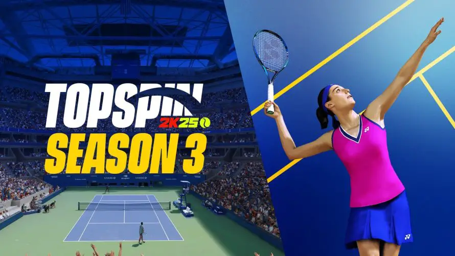 Top Spin 2K25 : la saison 3 est lancée avec l’arrivée d’un célèbre joueuse française