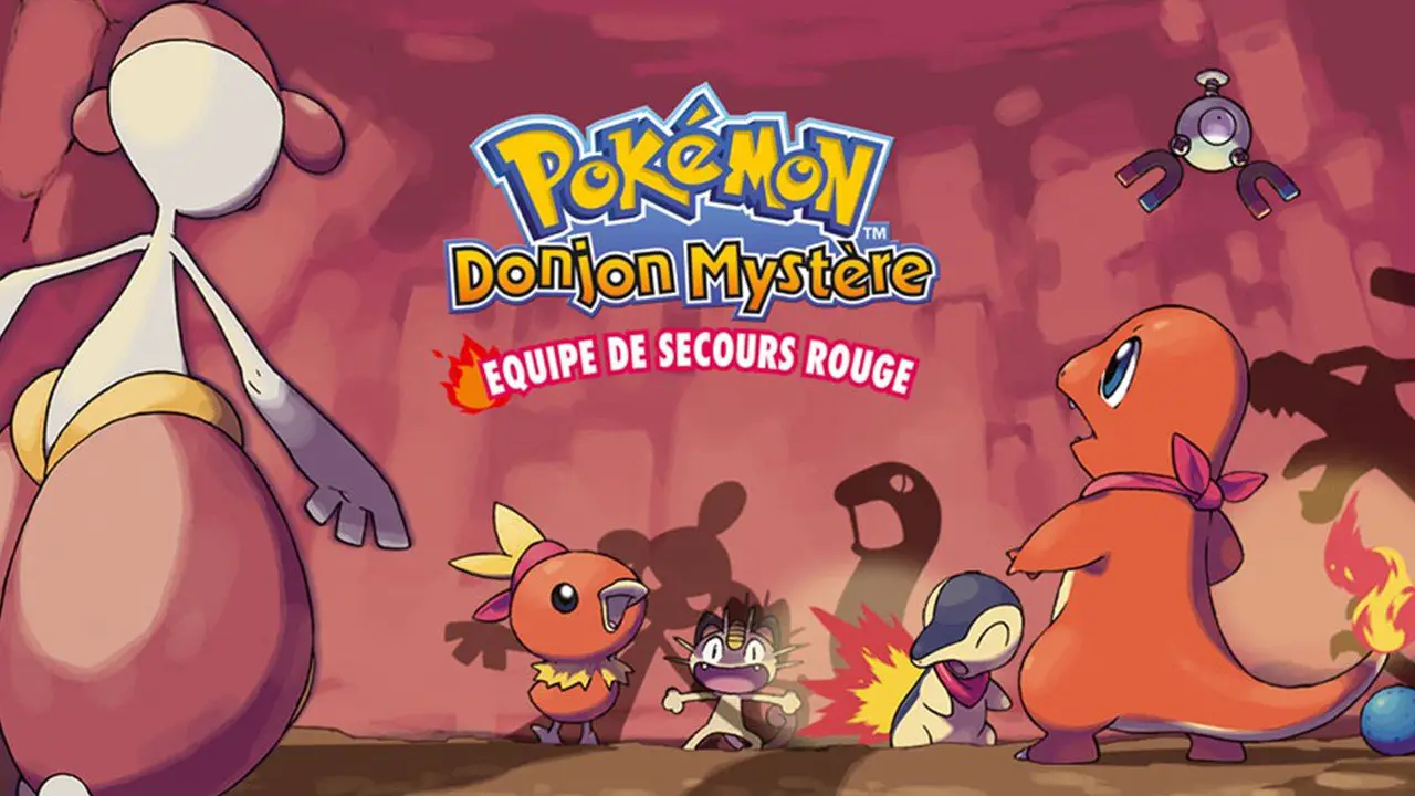 Pokémon Donjon Mystère : Équipe de Secours Rouge bientôt sur Nintendo Switch avec une date de sortie