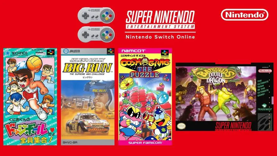 Nintendo Switch Online : quatre nouveaux jeux SNES ajoutés dès maintenant au catalogue