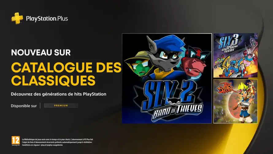 PlayStation Plus : Jak & Daxter et Sly en tête d’affiche avec trois nouveaux jeux pour les abonnés Premium