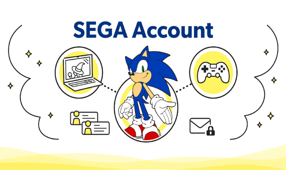 SEGA lance SEGA Account, un service en ligne qui relie vos comptes avec des bonus pour vos jeux