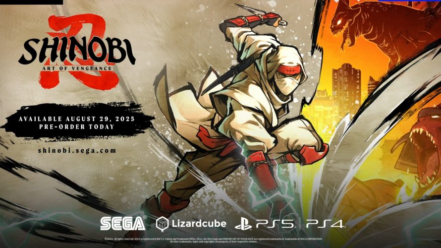 State of Play | SEGA annonce Shinobi: Art of Vengeance et le contenu de l’édition Digital Deluxe